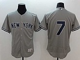 New York Yankees #7 Mickey Mantle Gray 2016 Flexbase Authentic Collection Stitched Jersey,baseball caps,new era cap wholesale,wholesale hats